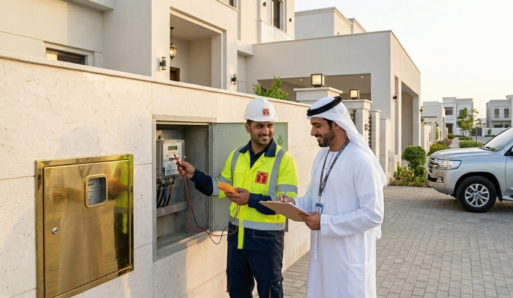 SEWA villa Power Connection